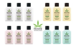 Hempz Herbal Body Moisturizer Mini 2.25oz (3 Pack)