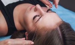 Eyebrow Threading with Optional Tint at Glam India Threading and Spa (Up to 61% Off). Six Options Available.