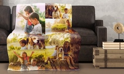 Photo Collage Blanket or Custom Play Blanket from Dinkleboo (Up to 85% Off)