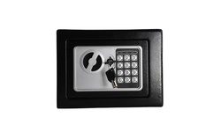 17EF Mini Wall-in Style Stalwart Digital Metal Steel Safe Box Black