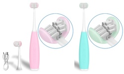 U-type Toothbrush For Kids Smart Sonic Electric Soft Rubber Rechargeable 