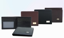 M MARCO COLLECTION Men's Genuine Italian Leather Classic bi-fold Wallet