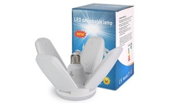 E27 LED Garage Light Bulb Deformable Ceiling Fixture Lights Shop Workshop Lamp