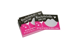 30 Pack Bachelorette Dare Cards Scratch Off Party Game for Bridal Shower Party