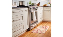 Cat Cora Embossed Gentle Step Anti-Fatigue Kitchen Mat