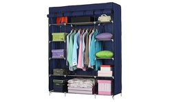 5-Layer Portable Non-woven Fabric Clothes Organizer Wardrobe Storage Closet