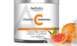 Aesthetics High Potency Anti-Aging Vitamin C Cream w/ Green Tea & Jojoba Oil