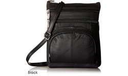 Super Soft Leather  RFID-Blocking Plus Size Crossbody Bag