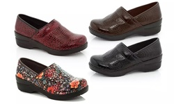 Rasolli Women's Debby Croco Texture Clogs 