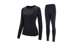 Women Thermal Underwear Set Quick Dry Breathable Thermo Warm Long Johns Outdoor