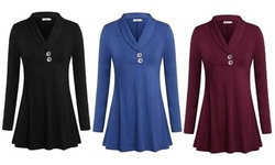 Leo Rosi Women's Madison Fashion Button Top (S-2X)