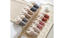 Haute Edition Cozy Faux Fur Lined Scuff Clog Indoor Outdoor Slippers