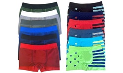 (6-Pack) Boys' Fun Print Boxer Briefs