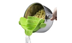 Clip on Strainer For Pots, Pans And Bowls-6 Colors To Pick From