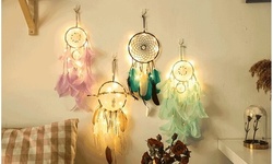 Dream Catcher Light-Up Wall Decor: Multiple Styles Available 