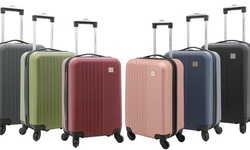 Travelers Club 22" Rolling Hardside Carry-on Luggage