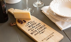 Personalized Wine-Shaped Cutting Boards from Qualtry (Up to 63% Off). Five Options Available. 