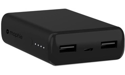 Mophie Power Boost 5200 mAh Portable Battery Charger Dual USB Power Bank - Black