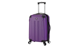 Traveler's Club 20" Hardside Spinner Expandable Carry-On Luggage