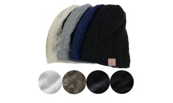 Knitted Velvet Bluetooth Winter Beanie