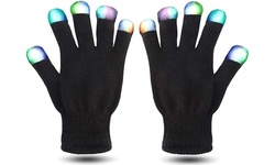 LED Gloves Finger Lights Fingertips Flashing 3 Colors 
