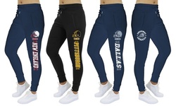 Women's Football Stripes Joggers (Plus Sizes Available)