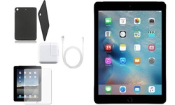 Apple iPad Air WiFi Only Tablet Bundle (Refurb. A-Grade) with MFi-Certified Lightning Cable and Generic Power Adapter