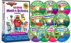 Rock n Learn Math  Science 10 DVD Collection