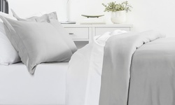Merit Linens Luxury Ulta Soft 3 Piece Duvet Cover Set 