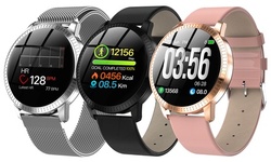 iNova Smart Watch Wireless Fitness Tracker Compatible with iPhone Android Phones