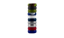 10pcs Silicone Wedding Rubber Pro-Athletic Ring Band 