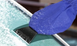 iMounTEK Waterproof Fleece-Lined Glove Ice Scraper (1- or 2-Pack)