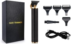 Rechargeable Electric T-Blade Hair Clipper Outliner Hair Trimmer Shaver for Men
