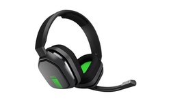 Logitech Astro A10 Wired Gaming Headset w/ Boom Mic for PC and Xbox - Gray/Green