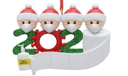 2020 Quarantine Family Personalized Christmas Ornaments (3 Styles) 