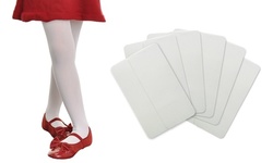 Girls 40 Denier Footed Tights (6-Pair Pack)