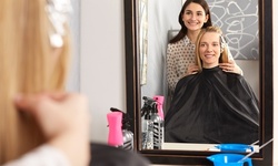 Haircut and Style with Optional Highlights or a Single Color at Napples Salon and Boutique (Up to 38% Off)