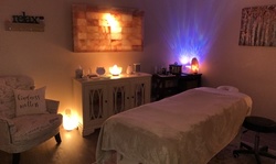 Halo Massage, Facial, or CBD Massage Package for One at Holistic Halo Salt Spa (Up to 25% Off)