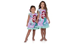 Disney Character Themed Girls' Dorm Nightgown Pajama Dress Sleep Shirt