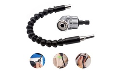 Right Angle Drill and Flexible Angle Extension Bit Kit for Drill & Screw 1/4"