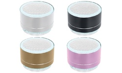 2BOOM Round Mini Portable Bluetooth Speaker with Light Effects