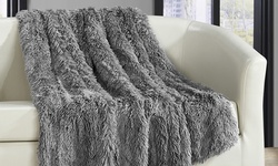 Chic Home Frederick Shaggy Decorative Throw Blanket