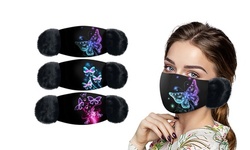 Reusable Non-Medical Face Mask Winter Warm Face Mask Earmuff Windproof Dustproof