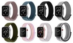 Nylon Sports Loop Breathable Weave Band Apple Watch Series 1, 2, 3, 4, 5, 6 & SE