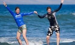 $132 for One 90-Minute Semi-Private Surfing Lesson for Two at Cali Surf School ($160 Value)