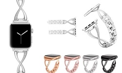 For Apple Watch Series 1/2/3/4/5 Stainless Steel Bracelet Watch Band Strap 38-44