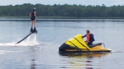One 60-Minute Flyboarding or Tubing Ride Session at Wing Flight Flyboard (Up to 45% Off)