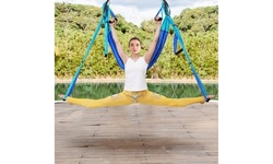 Aerial Yoga Swing Set Anti-Gravity Yoga Shaping Adjustable Handle Length 3 color