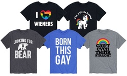 Men's Humorous Pride Tees LGBT