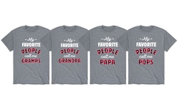 Instant Message: Favorite Grandpa Buffalo Plaid Men's Tee